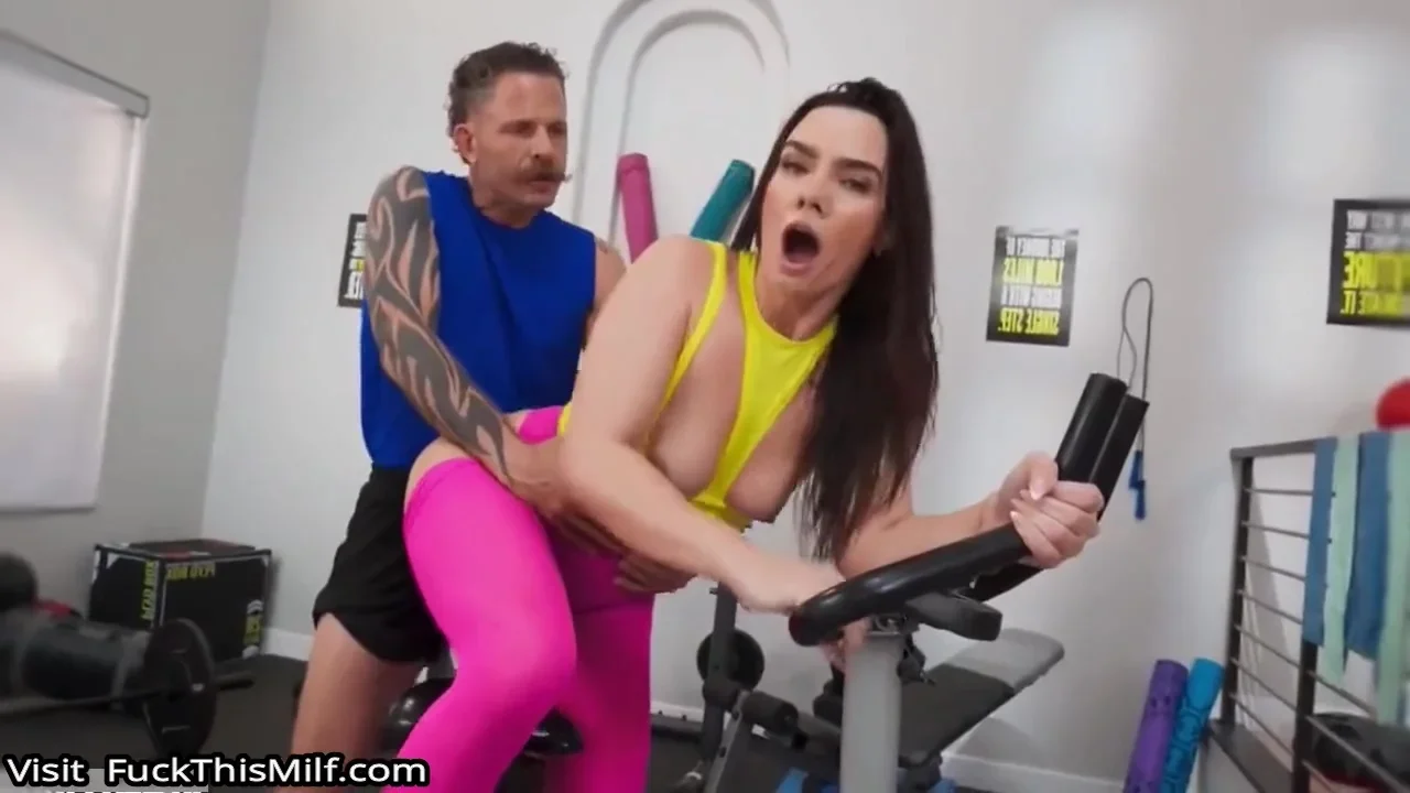 Gym Routine Turns Raunchy - Ivy Ireland, Scott Nails