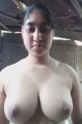 Fair Big Boobed Indian Local Girl