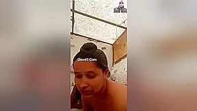 Hot Desi Girl Shows Her Boobs And Bathing To Lover On Video Call 4