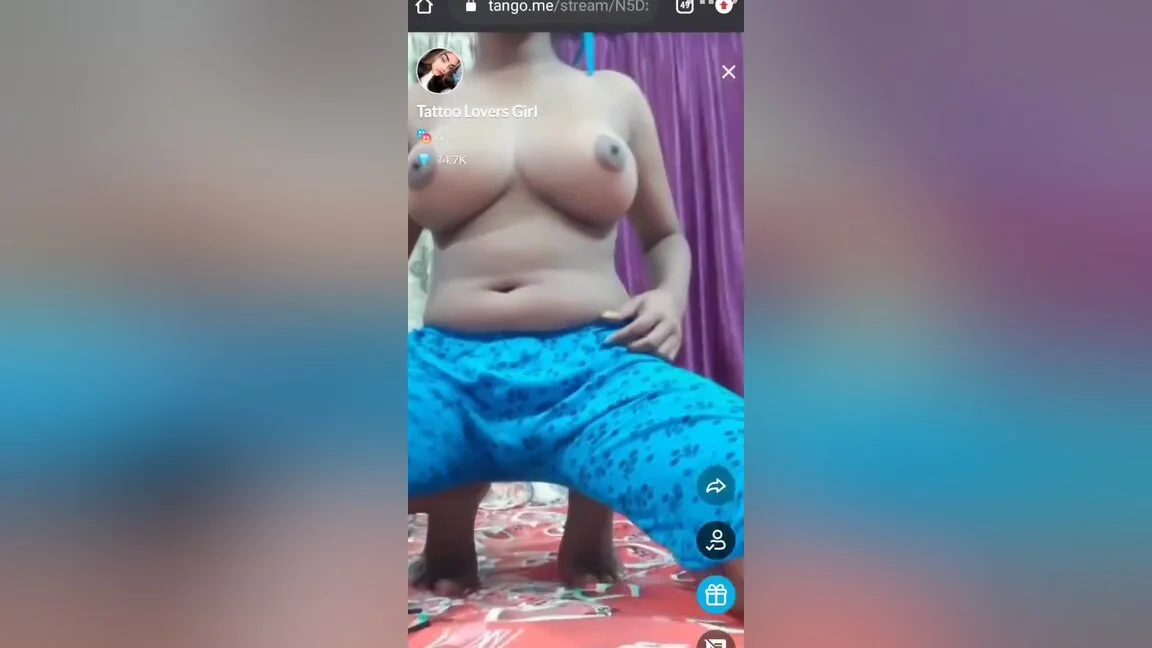 Today Exclusive- Sexy Desi Girl Tatto Lover Girl Private Tango Show 1