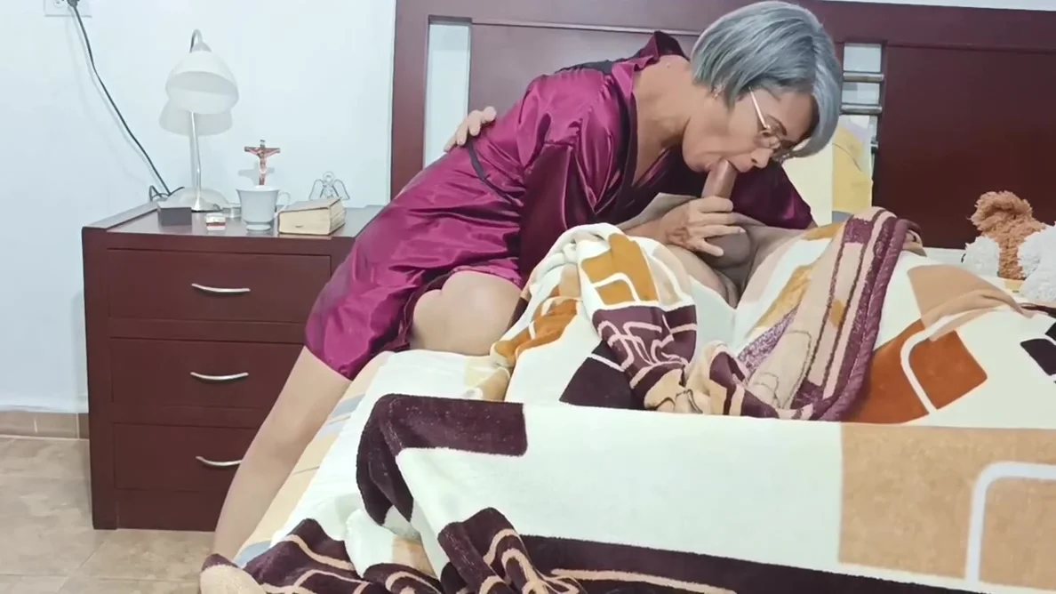 My Stepmother Helps Me Masturbate And We Have A Delicious Time