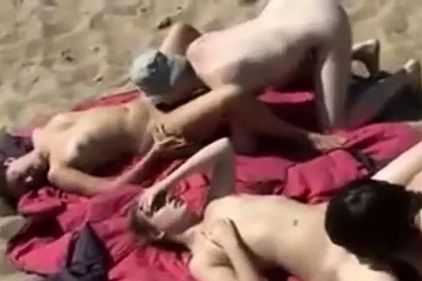 Shameless beach sex