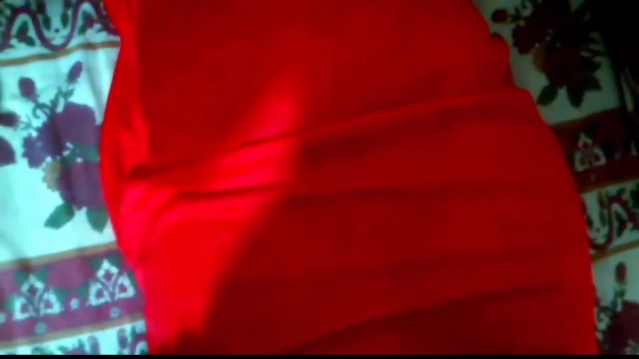 Desi Sexy Beautiful Wife In Red Bra Looking