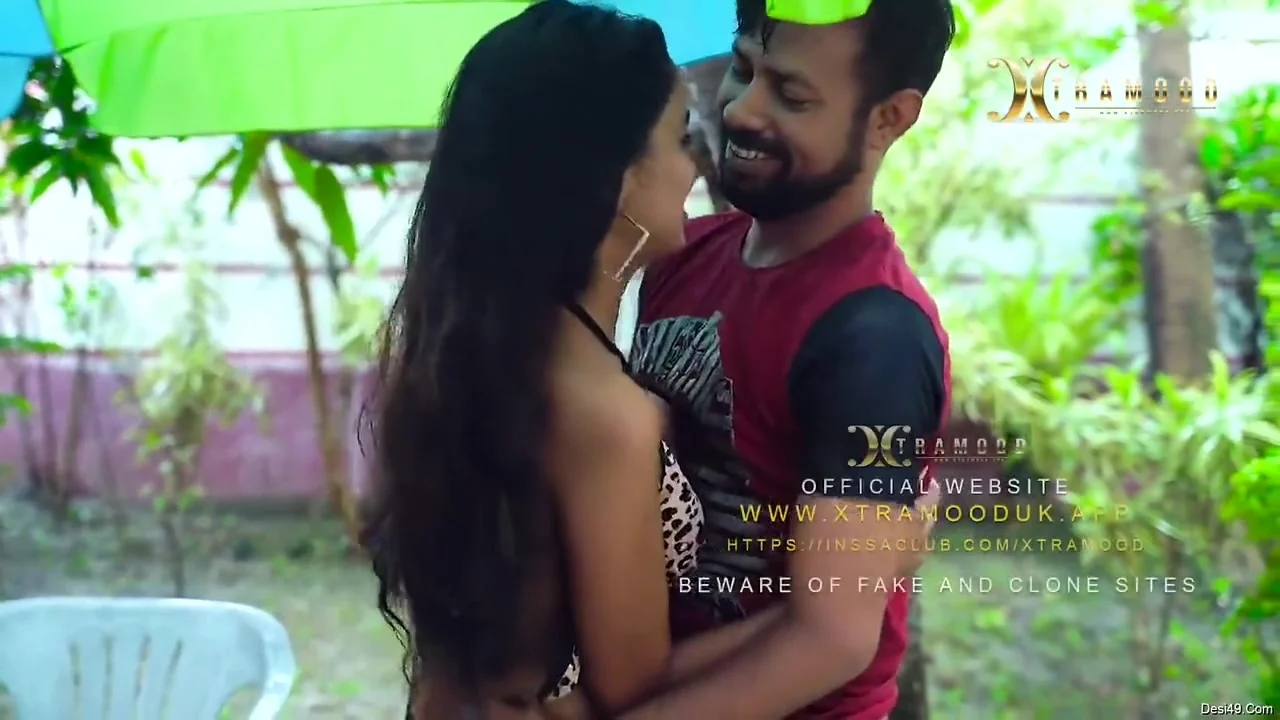 First On Net -sudipa With Her Boyfreind In Garden