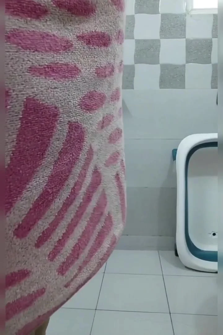 Indian Stepmom Shower Striptease