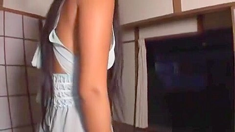 Appetizing busty exotic Nana Ogura is masturbating unti she cums