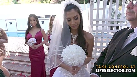 Wedding Weekend With 38 Bridesmaids - Gianna Dior, Jade Kush And Kristen Scott