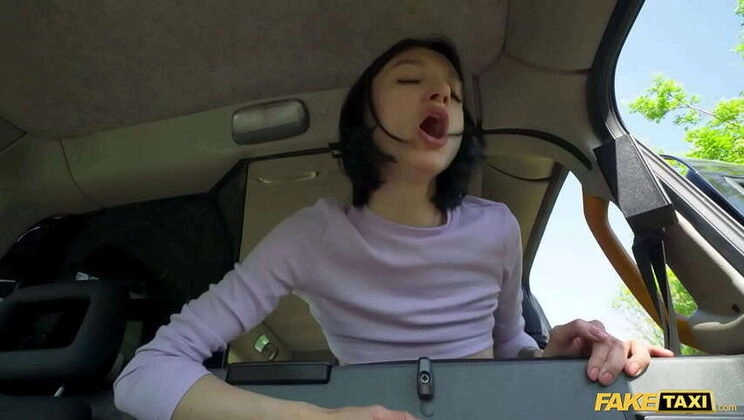 Taxi Secrets: Shy Teen with Cropped Hair Gets Wet Pussy Pounded From Behind