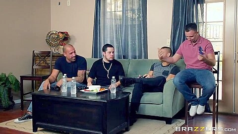 Blonde Housewife Allows Her Stepson To Suck Her - Huge Boobs, Xander Corvus And Karlo Karerra