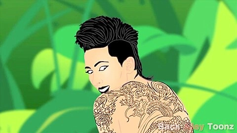 Bella Bellz deep booty anal sex in the jungle cartoon parody