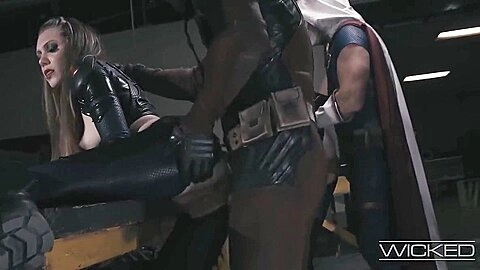 Carol Fonda, Elena Koshka And Seth Gamble In Foursome With Deadpool , Yelena &the Taskmaster
