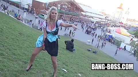 Porno Challenge Treibts Auf Dem Oktoberfest With Aische Pervers