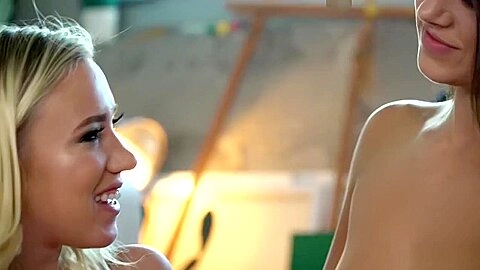 Bailey Brooke Evelin Stone Slut Strip, Lick, and Video Game Fuck