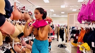 Store changing room compilation: hot babes trying on clothes