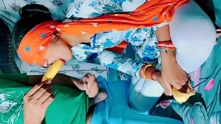 Stepbro plays taste test prank on blindfolded stepsis, leading to unexpected milk surprise