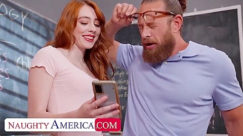 Petite Redhead Takes Her Professors Cock In - Brad Newman And Michelle Anthony