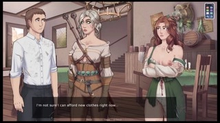 Erotic dream #04 - The Witcher stunning blonde Ciri in sensuous animated tale