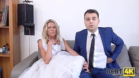 Poor Groom Has To Watch The Debt Collector Fucking His Bride