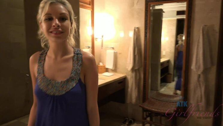 Your Bali adventure starts with a great load of cum on her hand