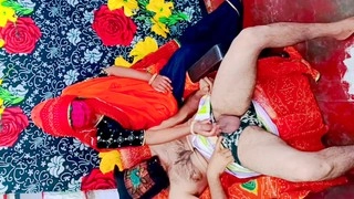 Hot stepaunt teaches me how to pleasure my girlfriend and fucks her stepson hard. Step-aunt moans in ecstasy