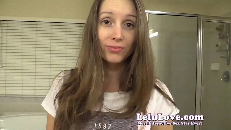 Desperate to Pee! Lelu Love Teased Until She Can't Hold It Anymore - Amateur POV Fetish