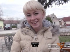 Cute chick Licky Lex loves to get her pussy & ass fucked! WOLF WAGNER