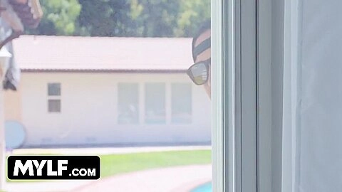 Donnie Rock And Lexi Luna - Provocative Milf With Supreme Body Caught Her Perv Neighbour Spying On Her During Her Daily Workout