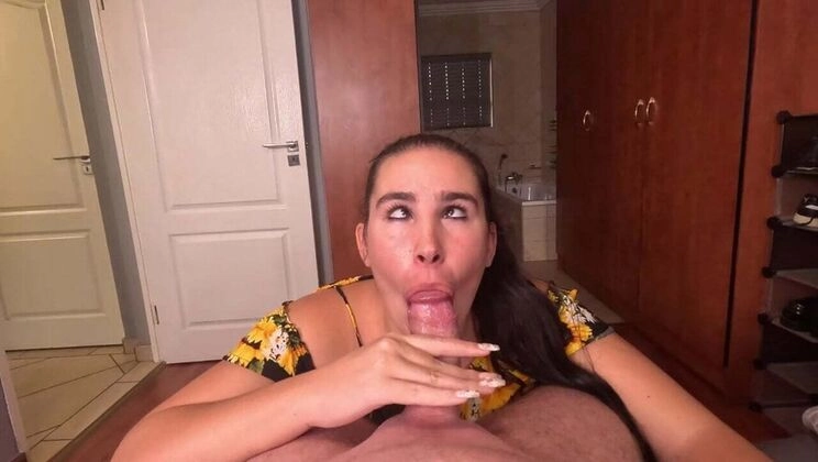 POV Dirty Talk Slut Makes Him Cum Twice - Swallow & Facial - Homemade 4K