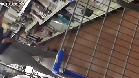 Big booty caught shopping in store candid