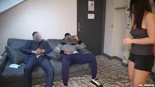 Jessy Jey - Hot Stepmom pays her stepson's debt with her asshole to two dirty strangers!