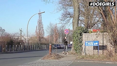 DOEGIRLS - Lullu Gun - Public Hard Sex With Brunette Naughty Babe
