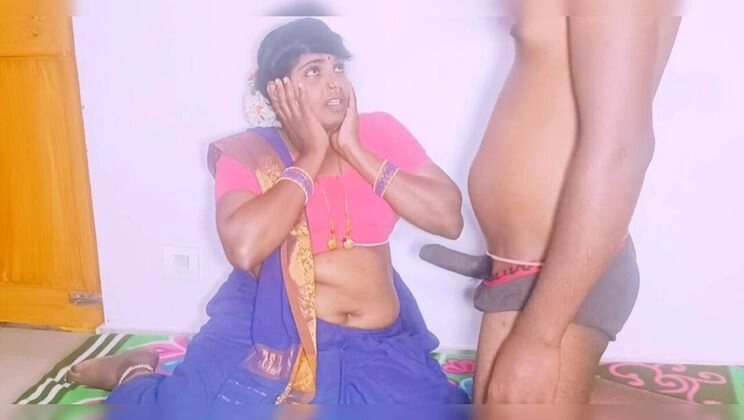 Desi Telugu Aunty in Saree Fucked Hard by Big Dick Customer - Dirty Talk & Cumshot