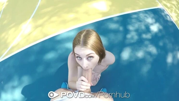 POVD March Madness pre game fuck and facial with Danni Rivers