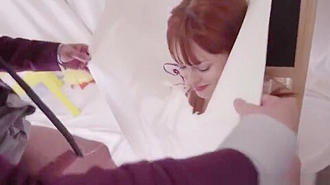 Honey ginger undergraduate Alexa Nova performing in hardcore XXX video