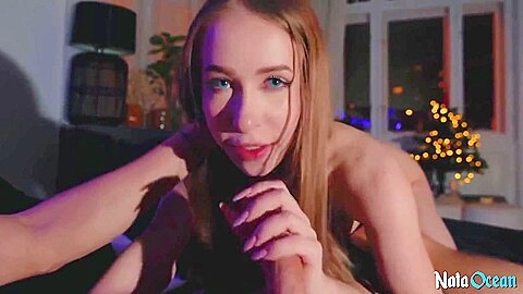 Nata Ocean - Petite Girlfriend Fucked Hard By Gamer Boy