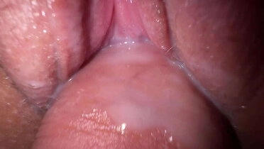 I nailed my step-sister, incredible creamy sex and ejaculation inside her pussy