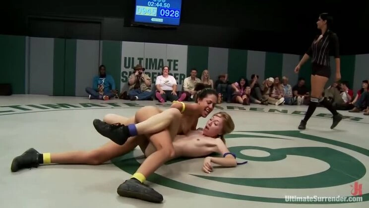 Haley Wilde, Isis Love & Serena Blair: The Featherweight Finals - Intense, Unscripted Wrestling Action! Real-Deal Porn Action.