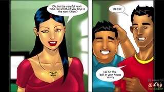 Savita Bhabhi Episode 2 - Cricket: Busty Indian Bhabhi enjoys threesome with two men