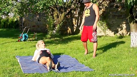 Cindy Dollar, Vanessa Hell And Leony Aprill - Forever Pissing 24