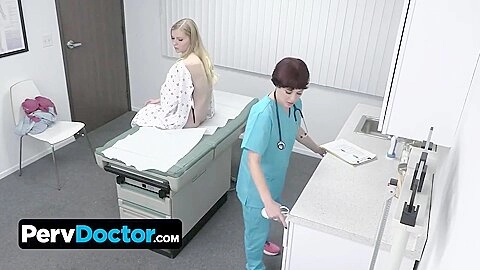 Cute Babe Gets Special Treatment From And Nurse - Harlow West