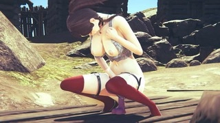 Toon, anime hentay, fake penises