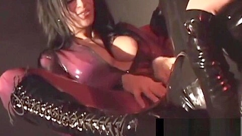 Shiny Cats RubberDoll &_ Jewell Marceau Fuck With Fake Cock!