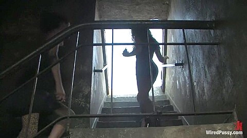 Horny public, fetish sex scene with best pornstars Nadia Styles, Princess Donna Dolore and Betty Baphomet from Wiredpussy