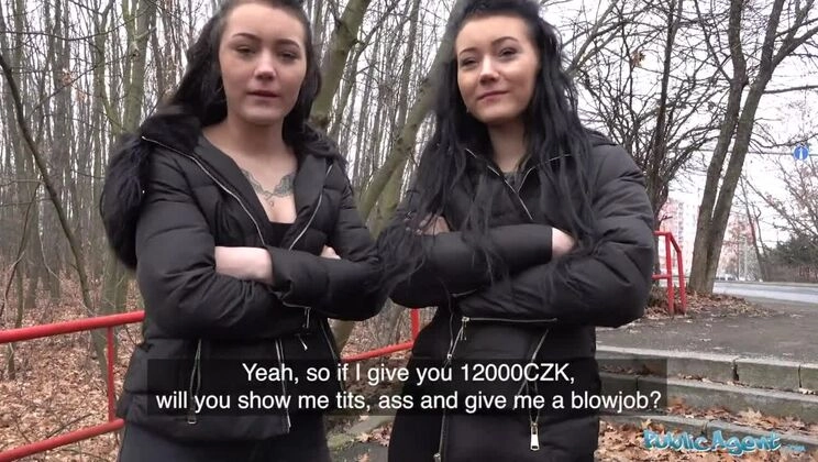 Public Agent Real s stopped on the street for indecent proposals