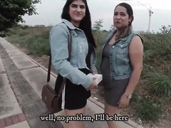 Lesbian MILF Candyrouse Gets Paid to Use Vibrator in Mall - Big Ass Latina Pussy Licking
