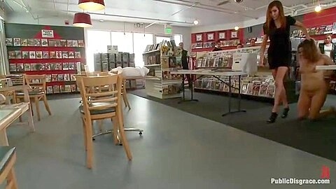 Adorable 19 Year Old Disgraced In Comic Book Store