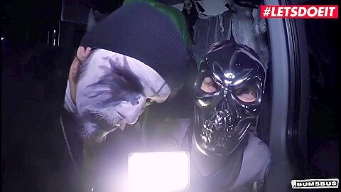 Lullu Gun And Jason Steel In Halloween Threesome Sex With A German Sexy