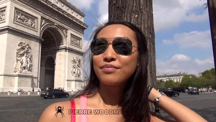 Sharon Lee - XXXX - DP in Paris with 3 men