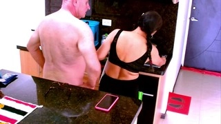 Surprise Kitchen Encounter with AdamAndEve and Lupo