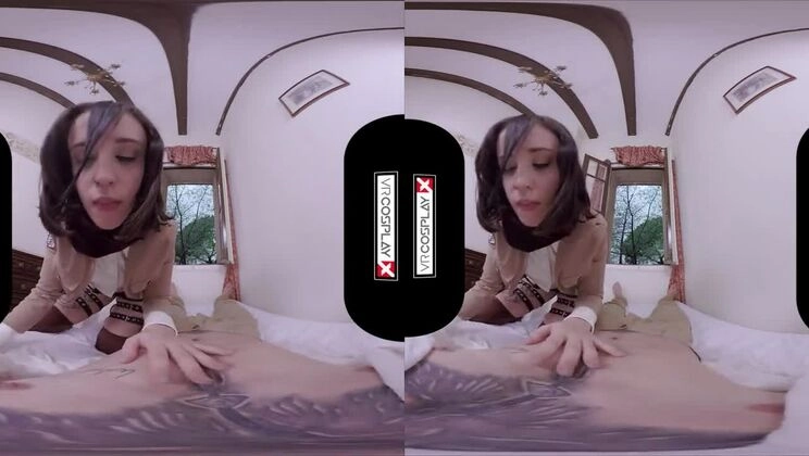 VRCosplayX.com Lilyan Red As Mikasa Attacks Your Titanic Dick